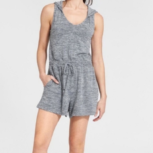 Athleta Pants - Athleta Pose Romper with Hood